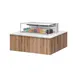Turbo Air TOM-48L-UF-W(B)-1SI-N 48" Drop In Open Refrigerated Deli Display Case 3 image