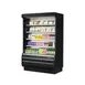 Turbo Air TOM-50B-SP(-A)-N 50" Vertical Open Air Merchandiser in Black, Self-Contained, 4 Shelves 1 image