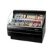 Turbo Air TOM-50SW-N 50" Horizontal Open Air Merchandiser in White, Self-Contained, 3 Shelves 1 image