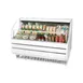 Turbo Air TOM-50SW-N 50" Horizontal Open Air Merchandiser in White, Self-Contained, 3 Shelves 2 image