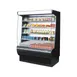 Turbo Air TOM-60DXB-N 60" Vertical Extra Deep Open Air Merchandiser in Black, Self-Contained, 4 Shelves 1 image