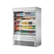 Turbo Air TOM-60ES-N 60" Vertical Open Air Merchandiser, Stainless Steel, Self-Contained, 4 Shelves 1 image