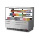 Turbo Air TOM-60L-UFD-S-3S-N 58" Horizontal Open Air Merchandiser, Stainless Steel, Self-Contained 1 image