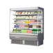 Turbo Air TOM-72DXS-N 68" Vertical Open Air Merchandiser, Stainless Steel, Self-Contained, 4 Shelves 1 image
