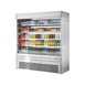 Turbo Air TOM-72ES-N 72" Vertical Open Air Merchandiser, Stainless Steel, Self-Contained, 4 Shelves 1 image