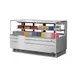 Turbo Air TOM-72L-UFD-S-2S-N 70" Horizontal Open Air Merchandiser, Stainless Steel, Self-Contained, 1 Shelf 1 image