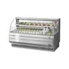 Turbo Air TOM-75LS-N 75" Horizontal Open Air Merchandiser, Stainless Steel, Shelf-Contained, 2 Shelves 1 image