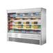Turbo Air TOM-96ES-N 92" Vertical Open Air Merchandiser, Stainless Steel, Self-Contained, 4 Shelves 1 image