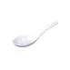 Town 22802/CS Chinese Soup Spoon - 5" Length, 2/3 Oz, White Ceramic 1 image