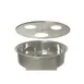 Town 229012DSP Dim Sum Steamer Plate, 13-3/4" Dia, Steel, 3 Round Cutouts, Fits 229012 & 34206 1 image