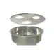 Town 229022DSP Dim Sum Steamer Plate, 24-1/2" Stainless Steel, 3 Round Cutouts, Fits 229022 & 34206 1 image