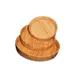 Town 34232 Serving Plate/Tray, 10" Diameter Round Bamboo Wood Tray for Smallware Tabletops 1 image