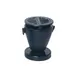 Town 51355 Hibachi Stove Set – 3-1/2" Top Dia. x 4-3/4" H, Cast Iron Grill, Black – Set 1 image