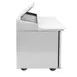 True TPP-AT-44-HC 44" Refrigerated Pizza Prep Table w/ 1 Door, (6) 1/3 Pans 6 image