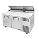 True TPP-AT-67-HC 67" Refrigerated Pizza Prep Table w/ 2 Doors, (9) 1/3 Pans 1 image