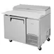 Turbo Air TPR-44SD-N 44" 1 Door Refrigerated Pizza Prep Table, 6 Condiment Pan, 14 cu. ft. 3 image