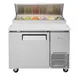 Turbo Air TPR-44SD-N 44" 1 Door Refrigerated Pizza Prep Table, 6 Condiment Pan, 14 cu. ft. 6 image