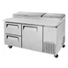 Turbo Air TPR-67SD-D2-N 67" Refrigerated Pizza Prep Table w/ 1 Door & 2 Drawers, 20 cu. ft. 5 image