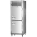Traulsen AHT132NPUT-HHS 26" 1-Section Pass-Thru Refrigerator w/ 4 Half Solid Doors, Top Mount, 22.5 cu. ft. 1 image