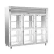 Traulsen AHT332NPUT-HHG 76" 3-Section Pass-Thru Refrigerator w/ 12 Half Glass Doors, Top Mount, 76 cu. ft. 1 image