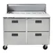 Traulsen C Series CLPT-4818-DW 48" Mega Top Sandwich Prep Table w/ 4 Drawers, 18 Pans 1 image