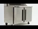 Centerline by Traulsen CLPT-4818-SD-LL 48" Mega Top Sandwich Prep Table w/ 2 Doors, 18 Pans 4 image