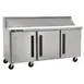 Traulsen C Series CLPT-7230-SD-RRR 72" Mega Top Sandwich Prep Table w/ 3 Doors, 30 pans 1 image