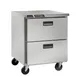 Traulsen C Series CLUC-27F-DW 27" 1-Section Undercounter Freezer w/ 2 Drawers, 6.5 cu. ft. 1 image