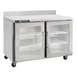 Traulsen C Series CLUC-36R-GD-WTRR 36" 2-Section Worktop Refrigerator w/ 2 Glass Doors 1 image