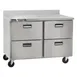 Traulsen C Series CLUC-48R-DW-WT 48" 2-Section WorkTop Refrigerator w/ 4 Drawers 1 image