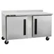Traulsen C Series CLUC-60F-SD-WTRR 60" 2 Doors Worktop Freezer, 17 cu. ft. 1 image