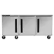 Traulsen C Series CLUC-72F-SD-RRR 72" 3-Section Undercounter Freezer w/ 3 Doors, 18.8 cu. ft. 1 image