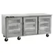 Traulsen C Series CLUC-72R-GD-RRR 72" 3 Glass Door Undercounter Refrigerator, 18.8 cu. ft. 1 image
