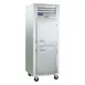 Traulsen G10002P 30" 1-Section Pass-Thru Refrigerator w/ 4 Half Solid Doors (right hinged), Top Mount, 24.72 cu. ft. 1 image