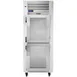 Traulsen G11001 30" 1-Section Reach-In Refrigerator w/ 2 Glass Left Hinged Half-Doors, Top Mount, 23.67 cu. ft. 1 image