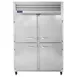 Traulsen G20000 52" 2-Section Reach-In Refrigerator w/ 4 Solid Half-Doors (hinged left/right), Top Mount, 46 cu. ft. 1 image
