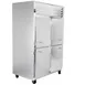 Traulsen G20001 52" 2-Section Reach-In Refrigerator w/ 4 Solid Half-Doors (hinged right/left), Top Mount, 46 cu. ft. 2 image