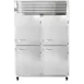Traulsen G20002 52" 2-Section Reach-In Refrigerator w/ 4 Solid Half-Doors (hinged right/right), Top Mount, 46 cu. ft. 1 image