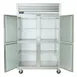 Traulsen G20004P 52" 2-Section Pass-Thru Refrigerator w/ 8 Half Solid Doors (left/right hinged), R450A, 48.6 cu. ft. 3 image