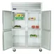 Traulsen G20004P 52" 2-Section Pass-Thru Refrigerator w/ 8 Half Solid Doors (left/right hinged), R450A, 48.6 cu. ft. 4 image