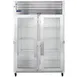 Traulsen G21011-032 52" 2-Section Reach-In Refrigerator w/ 2 Glass Doors (hinged right/left), Top Mount, 46.9 cu. ft. 1 image