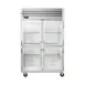 Traulsen G27007P 52" 2-Section Pass-Thru Refrigerator w/ 8 Half Glass-Solid Doors (right/right hinged), 49.22 cu. ft. 1 image