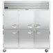 Traulsen G30001-032 76" Reach-In Refrigerator w/ 6 Solid Half-Doors (hinged left/left/right), Top Mount, 69 cu. ft. 1 image