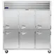 Traulsen G30002-032 76" 3-Section Reach-In Refrigerator w/ 6 Solid Half-Doors (hinged right/right/right), 69 cu. ft. 2 image