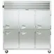 Traulsen G30002 76" Reach-In Refrigerator w/ 6 Solid Half-Doors (hinged right/right/right), 69 cu. ft. 1 image