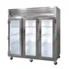 Traulsen G32011-043 76" Merhandiser Refrigerator w/ 3 Glass Doors (hinged left/left/right), 70.67 cu. ft. 1 image