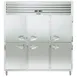 Traulsen RDT332NUT-HHS 76" 3-Section Reach-In Refrigerator/Freezer Combo w/ 6 Half Solid Doors, All Stainless Steel 1 image