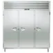 Traulsen RDT332WUT-FHS 86" 3-Section Reach-In Refrigerator/Freezer Combo w/ 3 Solid Doors, All Stainless Steel 1 image