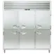 Traulsen RDT332WUT-HHS 86" 3-Section Reach-In Refrigerator/Freezer Combo w/ 6 Half Solid Doors, All Stainless Steel 1 image