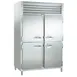 Traulsen RET232NUT-HHS 52" 2-Section Thawing Reach-in Refrigerator w/ 4 Half Solid Doors, Top Mount, 36.36 cu. ft. 1 image